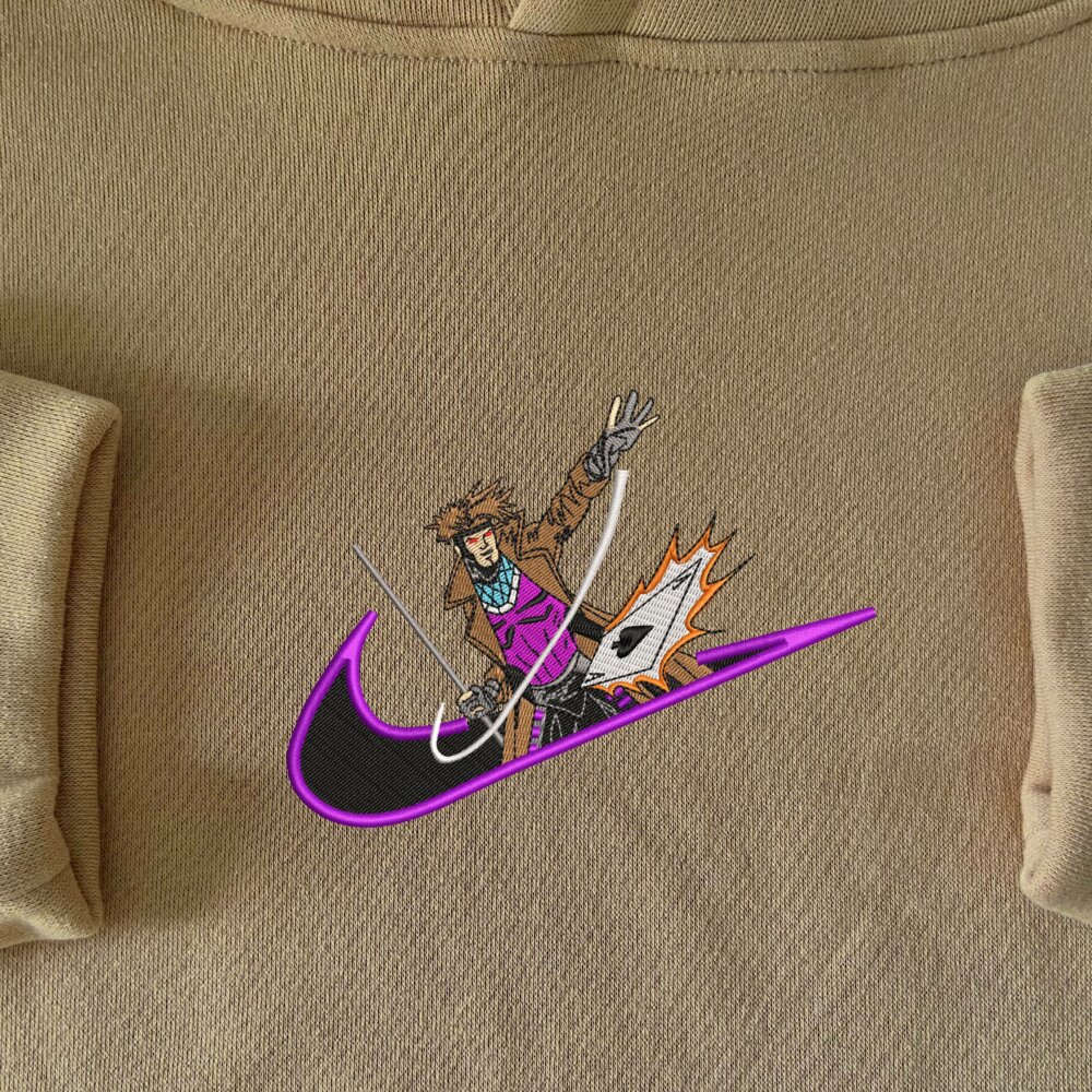 Kinetic Ace Embroidered Hoodie Sand (1)