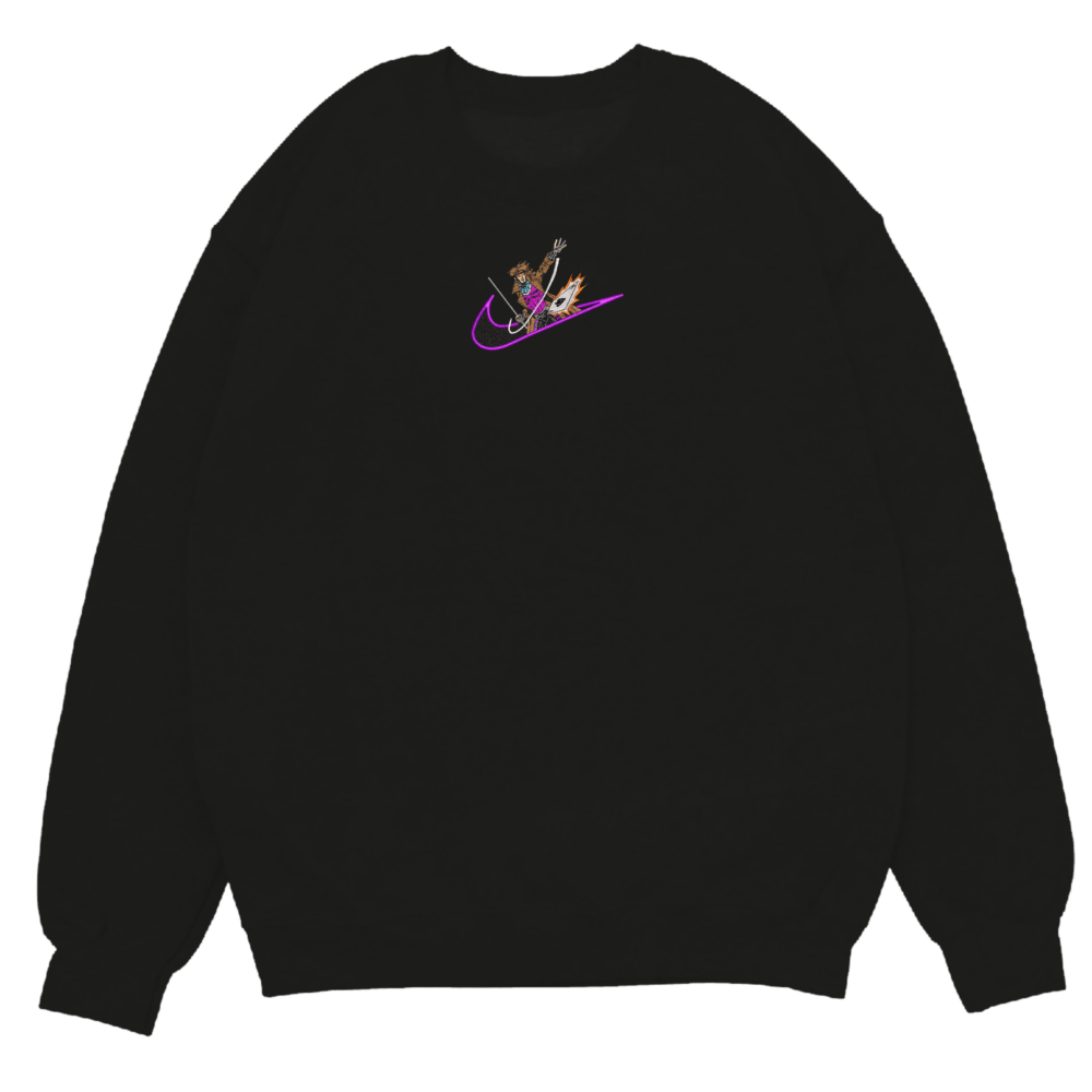 Kinetic Ace Embroidered Sweatshirt Black