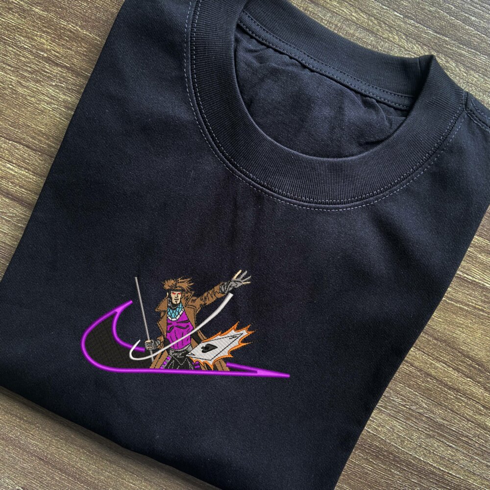 Kinetic Ace Embroidered T shirt Black (1)