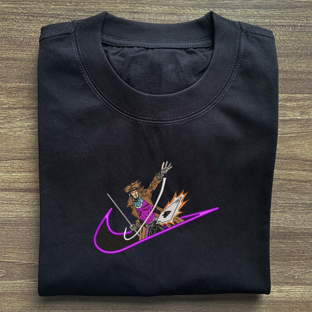 Kinetic Ace Embroidered T shirt Black (2)