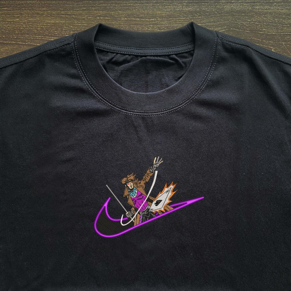 Kinetic Ace Embroidered T shirt Black (3)