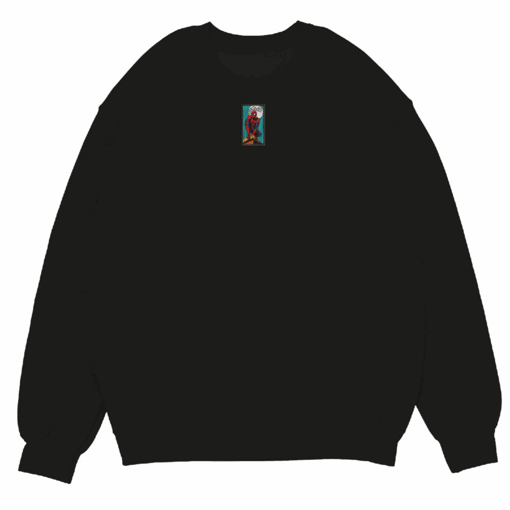 Moon Crawler Embroidered Sweatshirt (1)