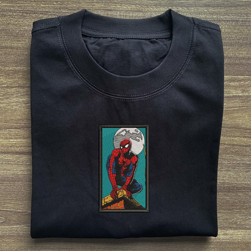 Moon Crawler Embroidered T shirt (2)