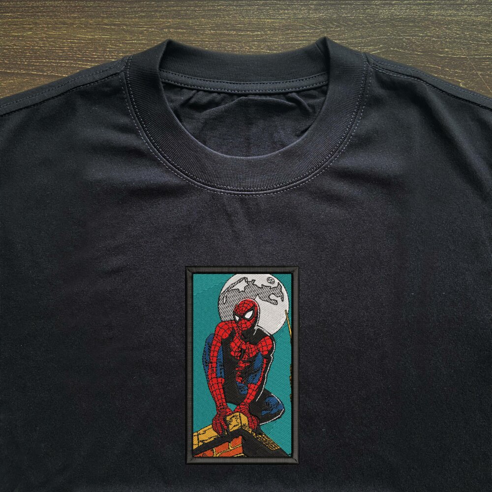 Moon Crawler Embroidered T shirt (3)