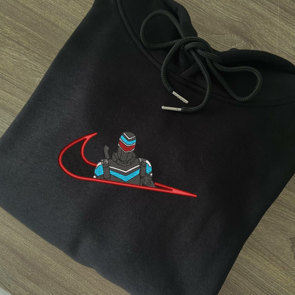 Peacemaker Embroidered Hoodie Black (2)