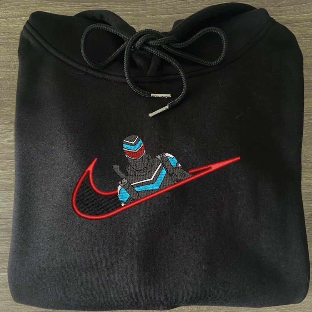 Peacemaker Embroidered Hoodie Black (3)