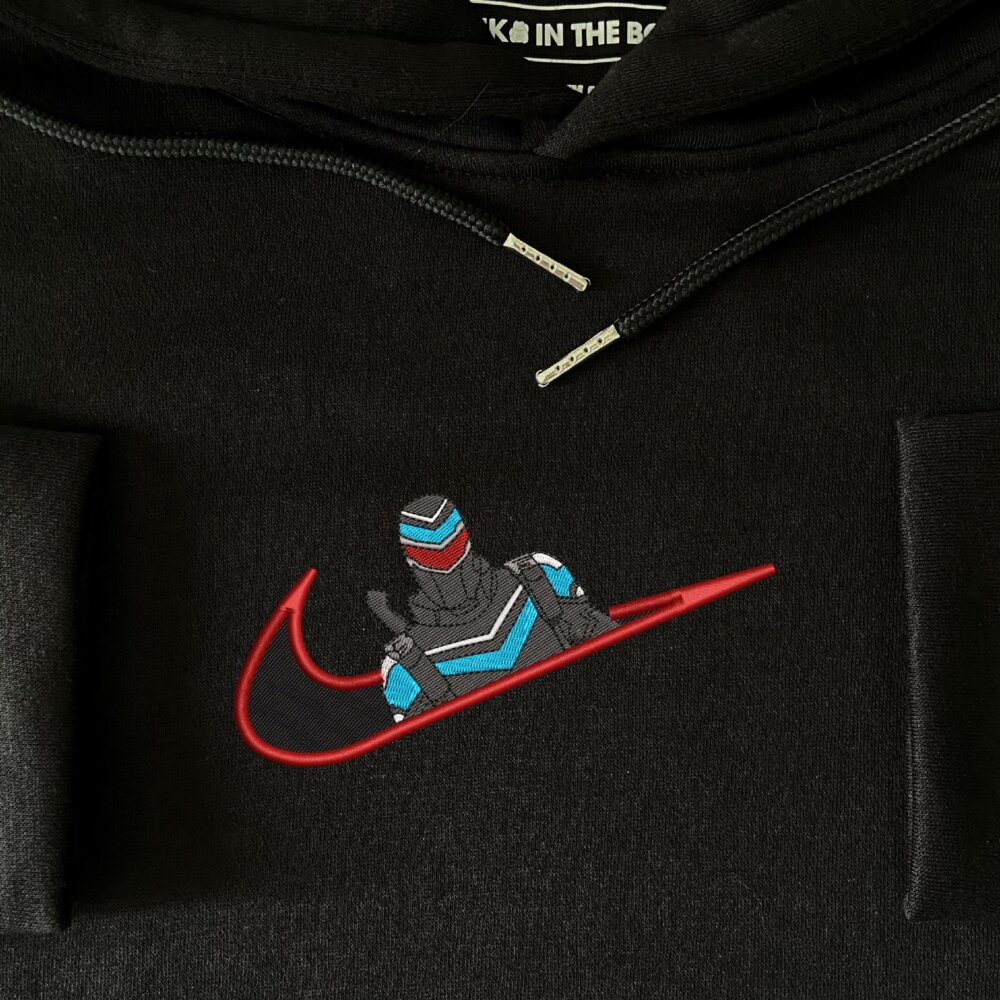 Peacemaker Embroidered Hoodie Black (4)