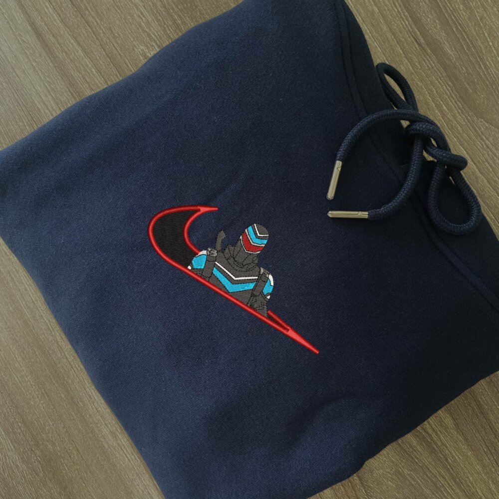 Peacemaker Embroidered Hoodie Navy (2)