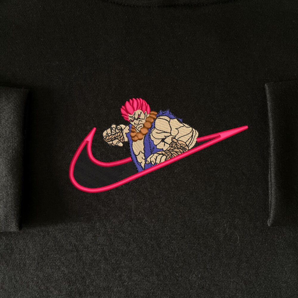 Raging Demon Embroidered Hoodie Black (1)