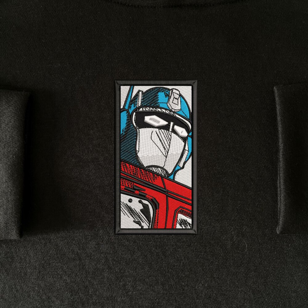 Steel Leader Embroidered Hoodie Black (1)