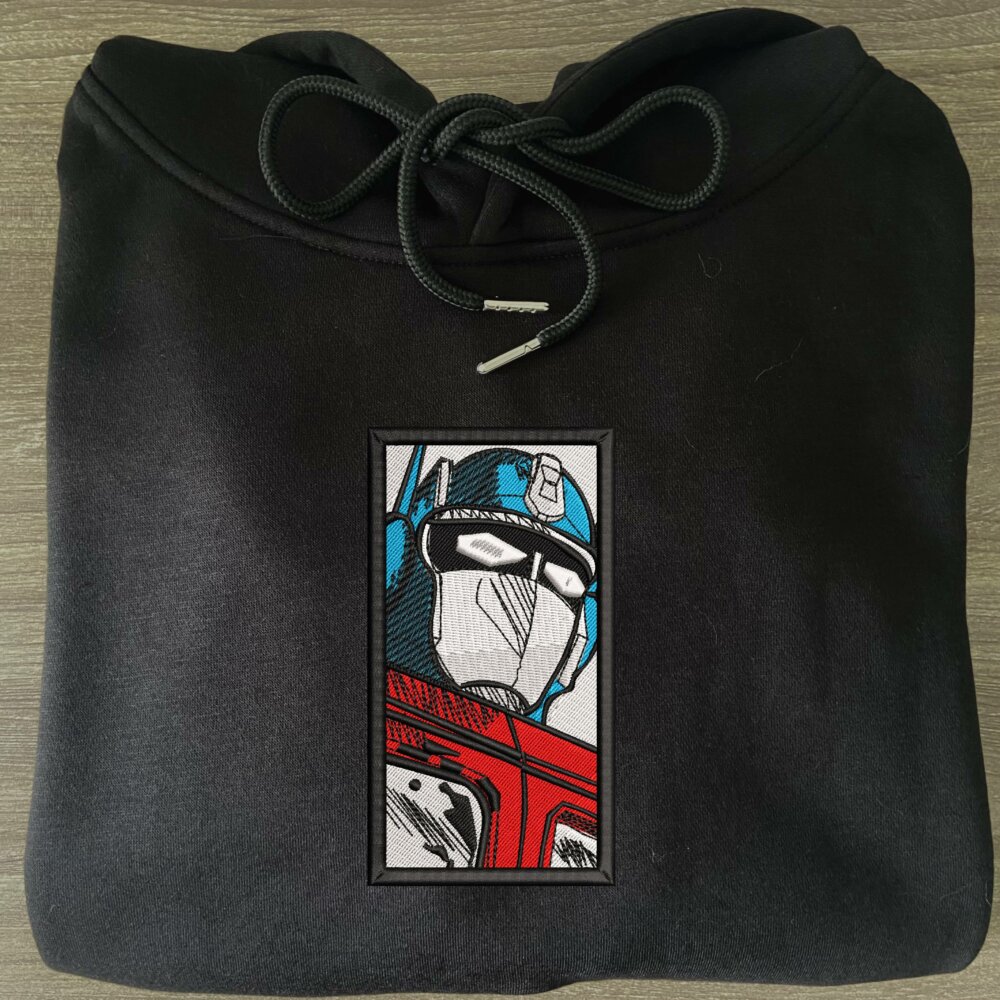 Steel Leader Embroidered Hoodie Black (3)