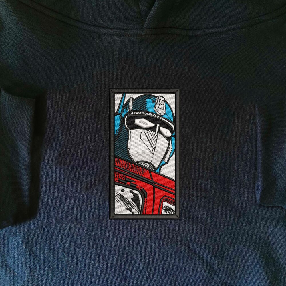 Steel Leader Embroidered Hoodie navy (1)