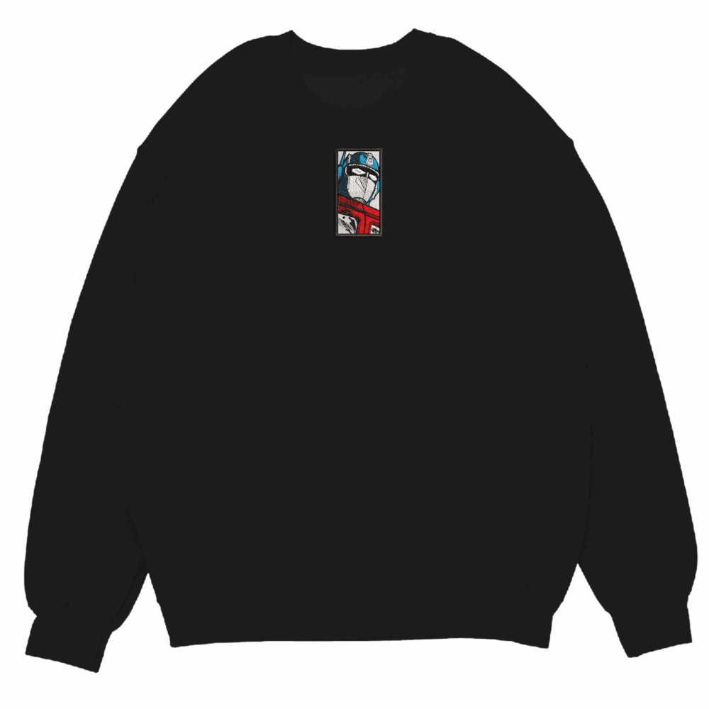 Steel Leader Embroidered Sweatshirt Black