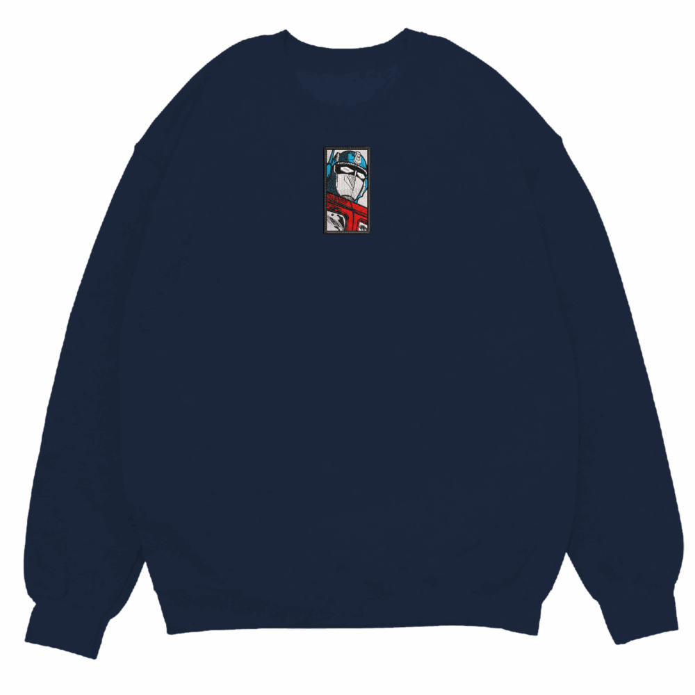 Steel Leader Embroidered Sweatshirt Navy