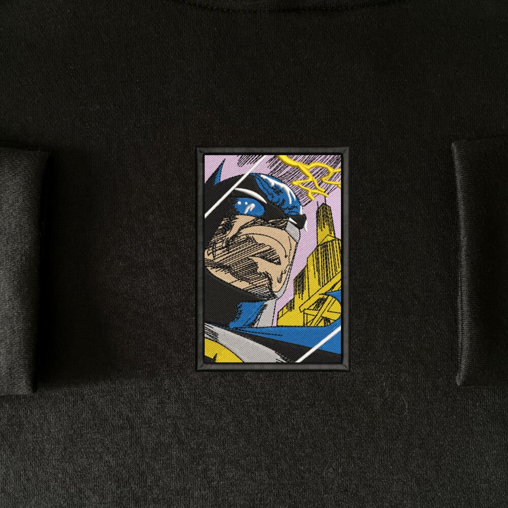 Storm Knight Embroidered Hoodie Black (1)