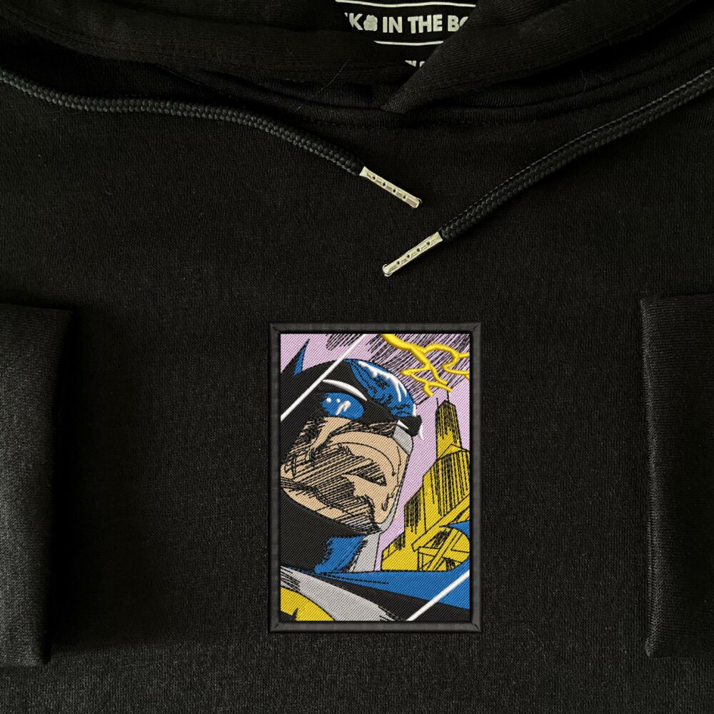 Storm Knight Embroidered Hoodie Black (4)