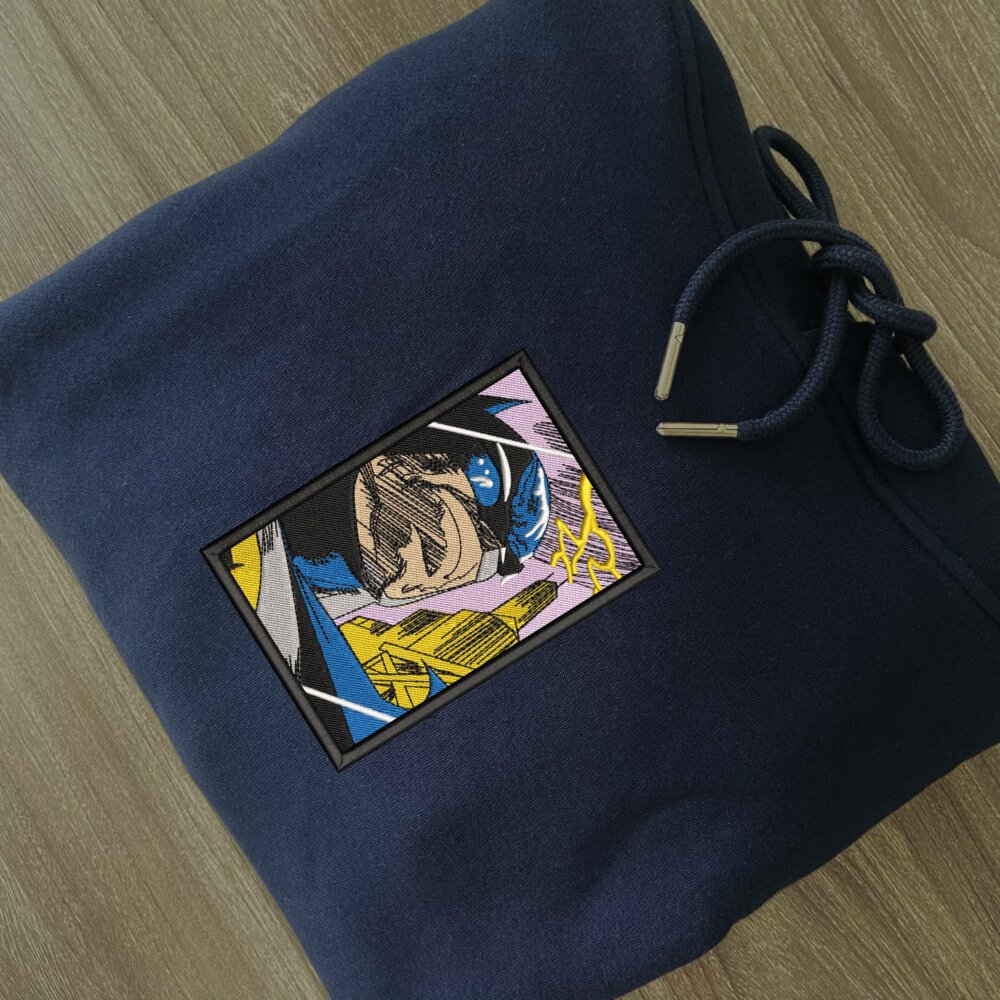 Storm Knight Embroidered Hoodie Navy (2)