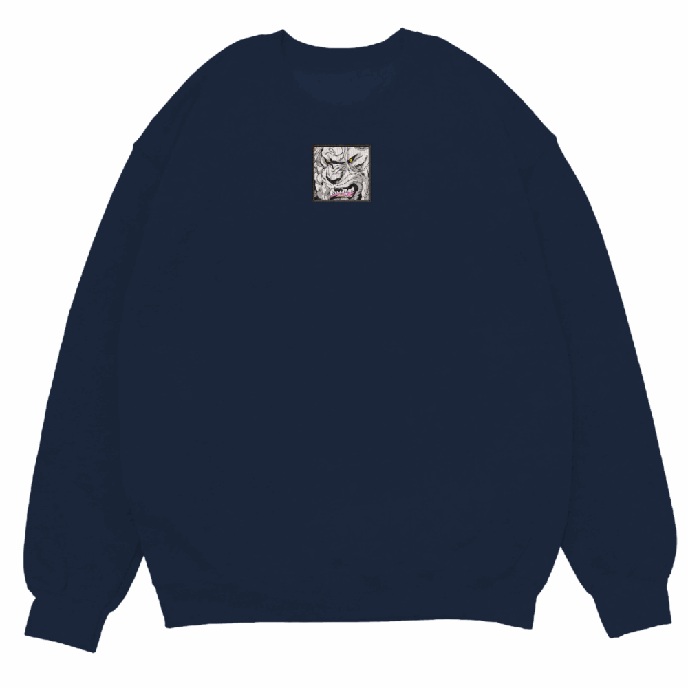 Thokk Embroidered Sweatshirt Navy