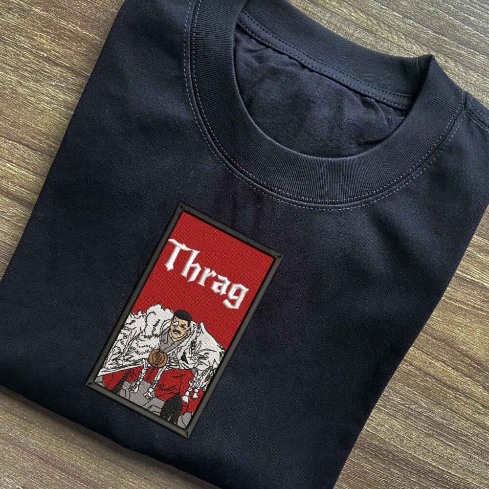 Thragg Art Embroidered T shirt (1)
