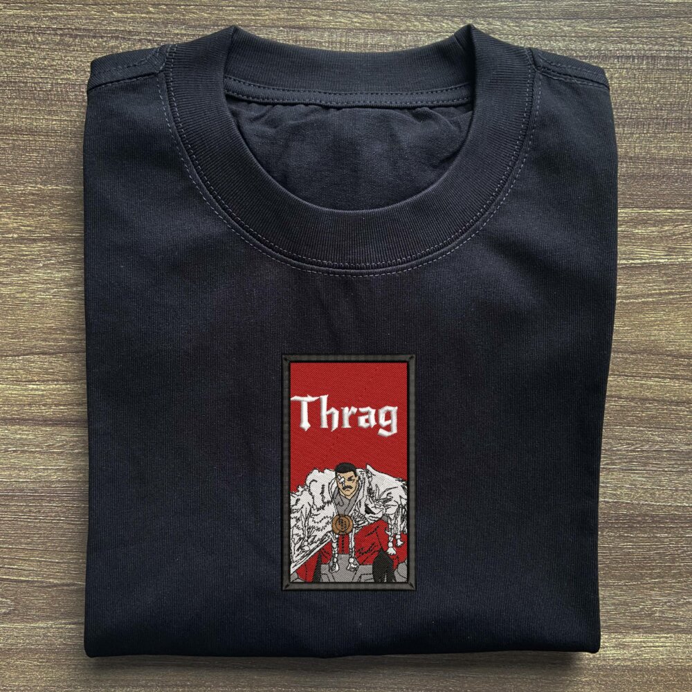 Thragg Art Embroidered T shirt (2)
