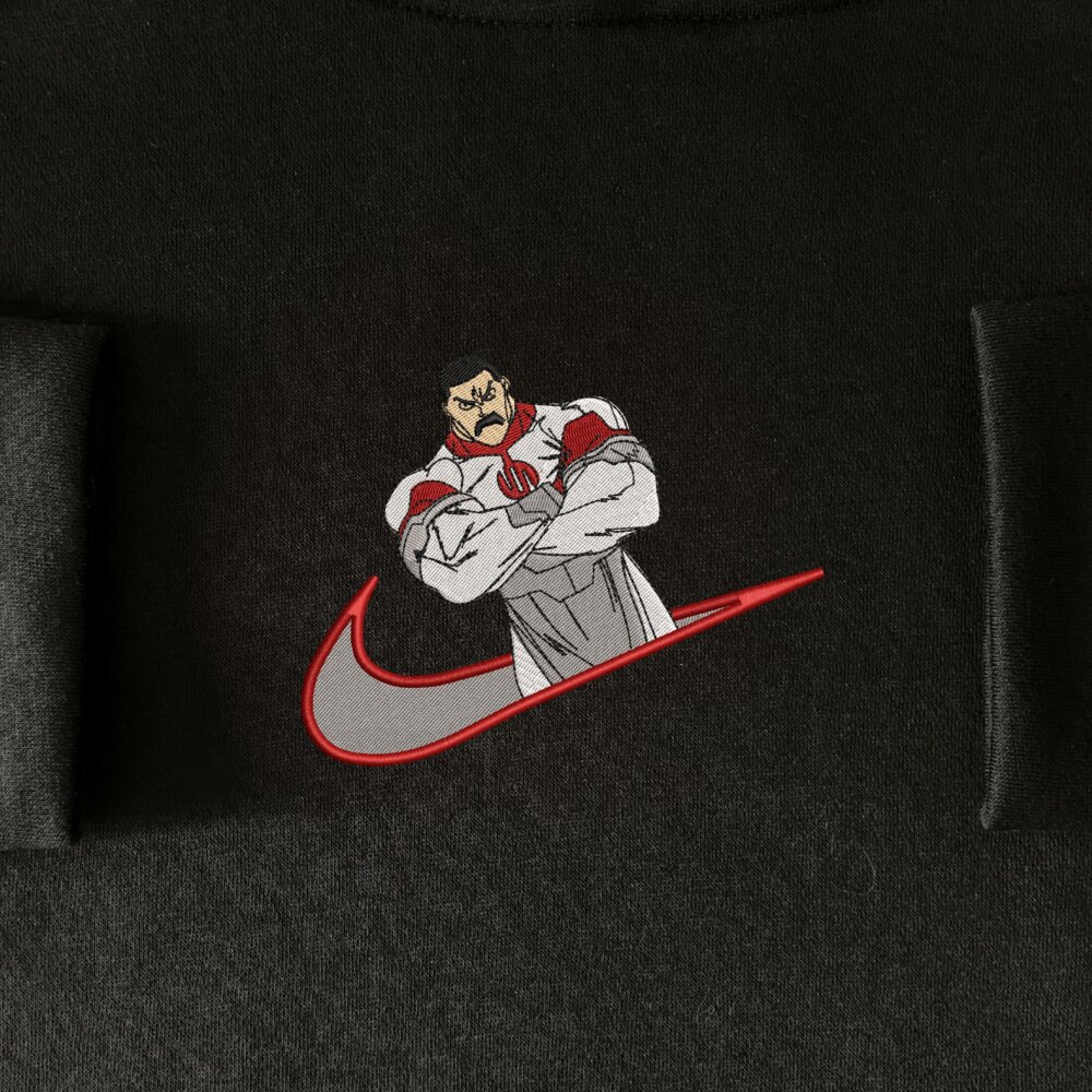 Thragg Embroidered Hoodie Black (1)