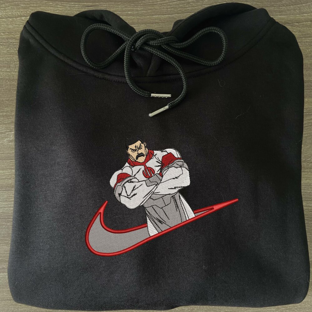 Thragg Embroidered Hoodie Black (3)