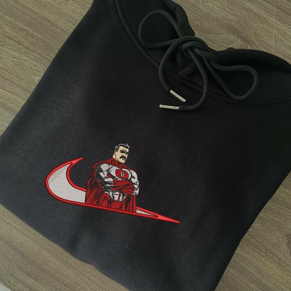 Viltrumite Power Embroidered Hoodie Black (2)