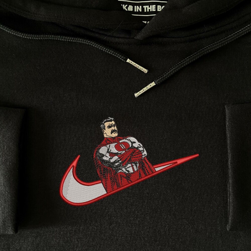 Viltrumite Power Embroidered Hoodie Black (4)