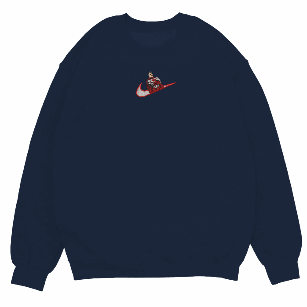 Viltrumite Power Embroidered Sweatshirt Navy