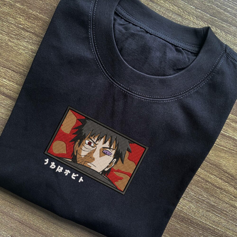 Broken Mask Embroidered T shirt 1 1.jpg