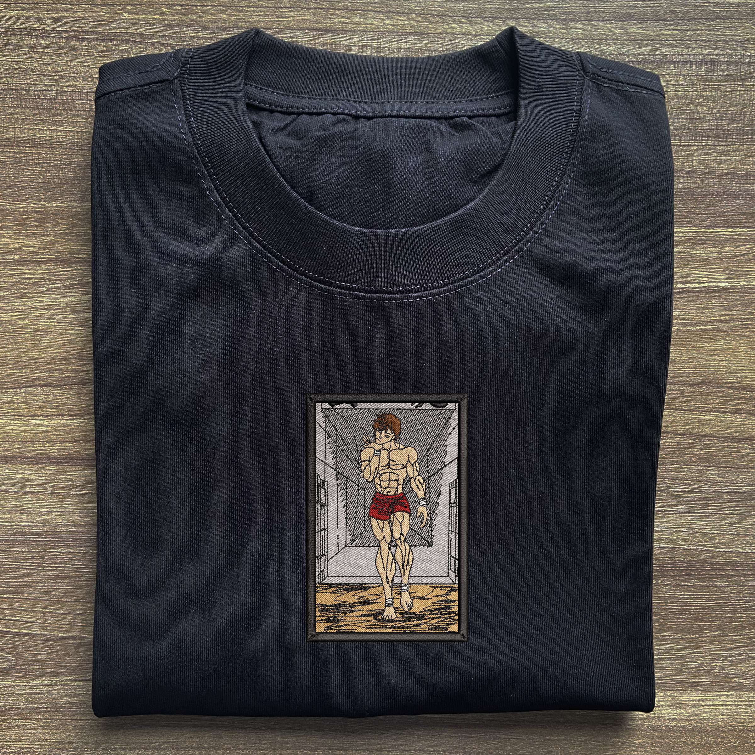 Baki Hanma Embroidered T shirt 2.jpg