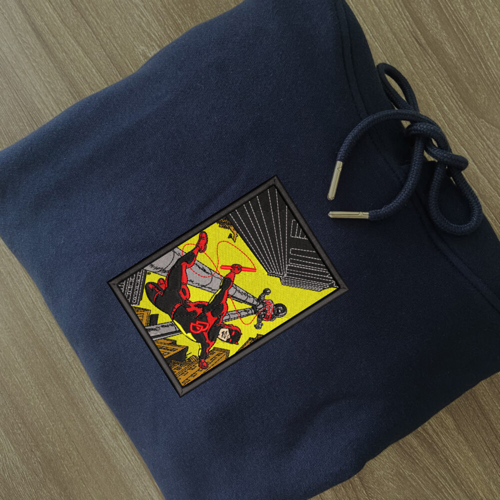 Blind Justice hoodie navy 1