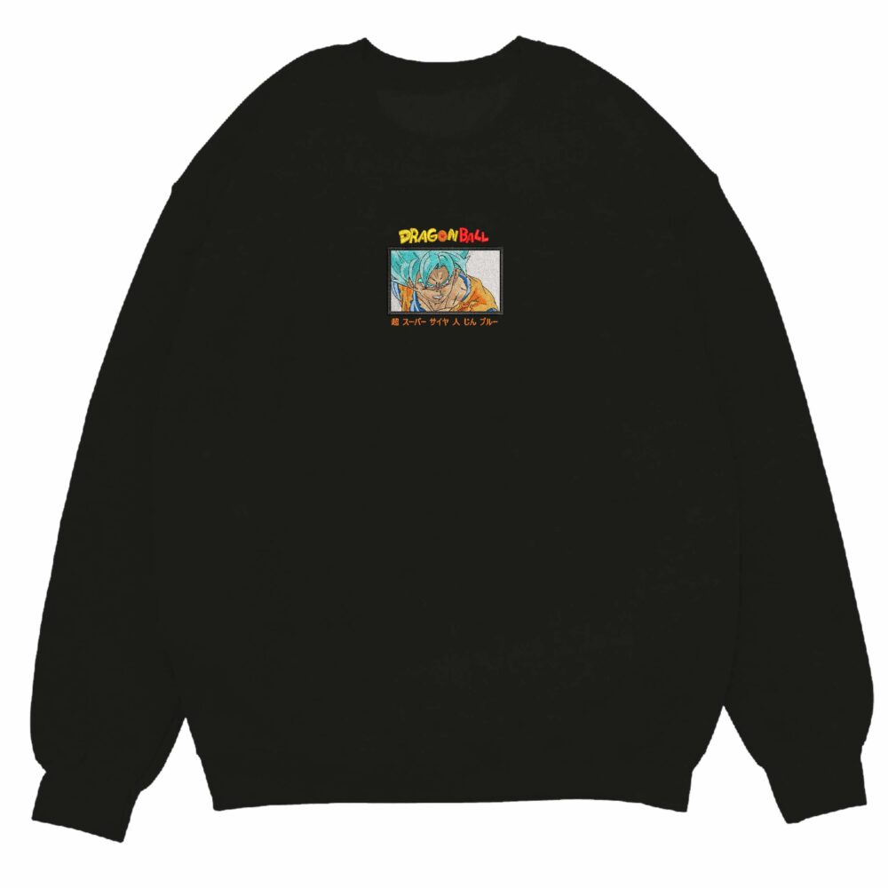 Blue Saiyan Power Embroidered Sweatshirt 1.jpg