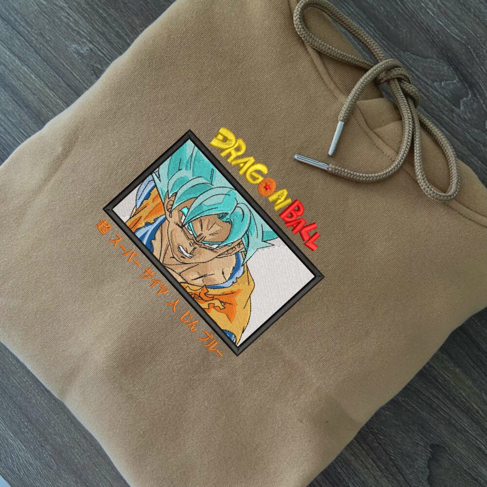 Blue Saiyan Power Embroidered hoodie 18 Blue Saiyan Power Embroidered hoodie 2.jpg