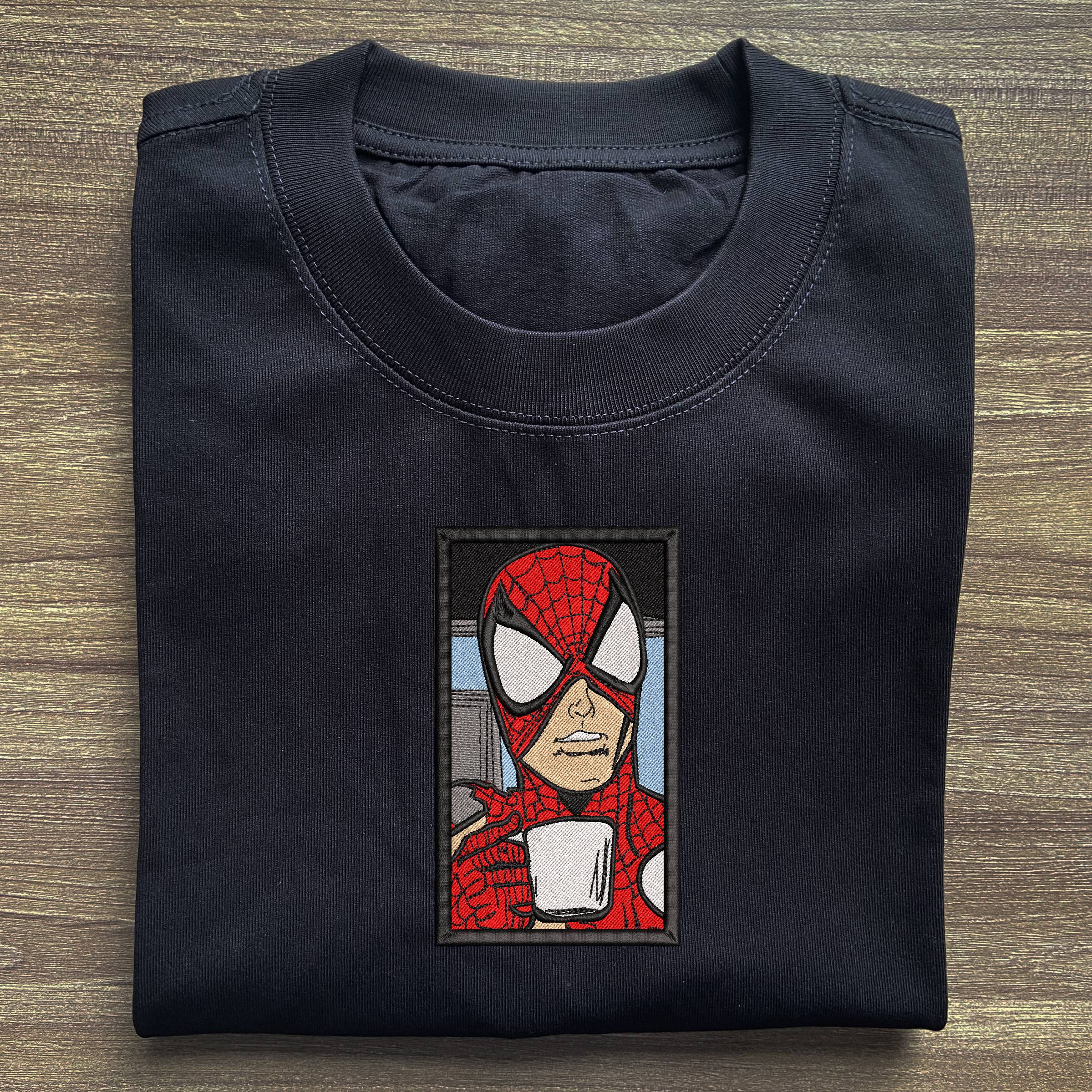 Coffee Break Embroidered T shirt 2.jpg