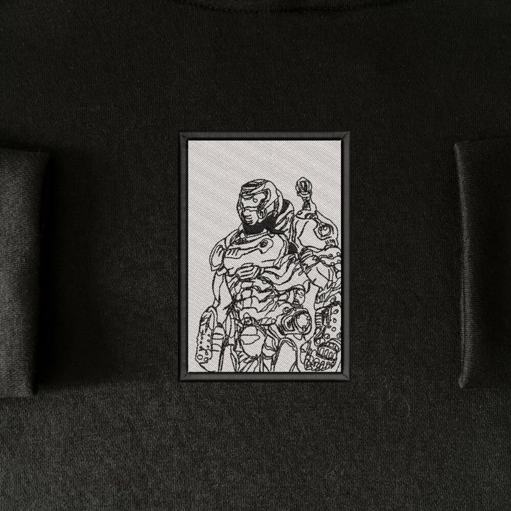 Doom Slayer Embroidered Hoodie 1.jpg