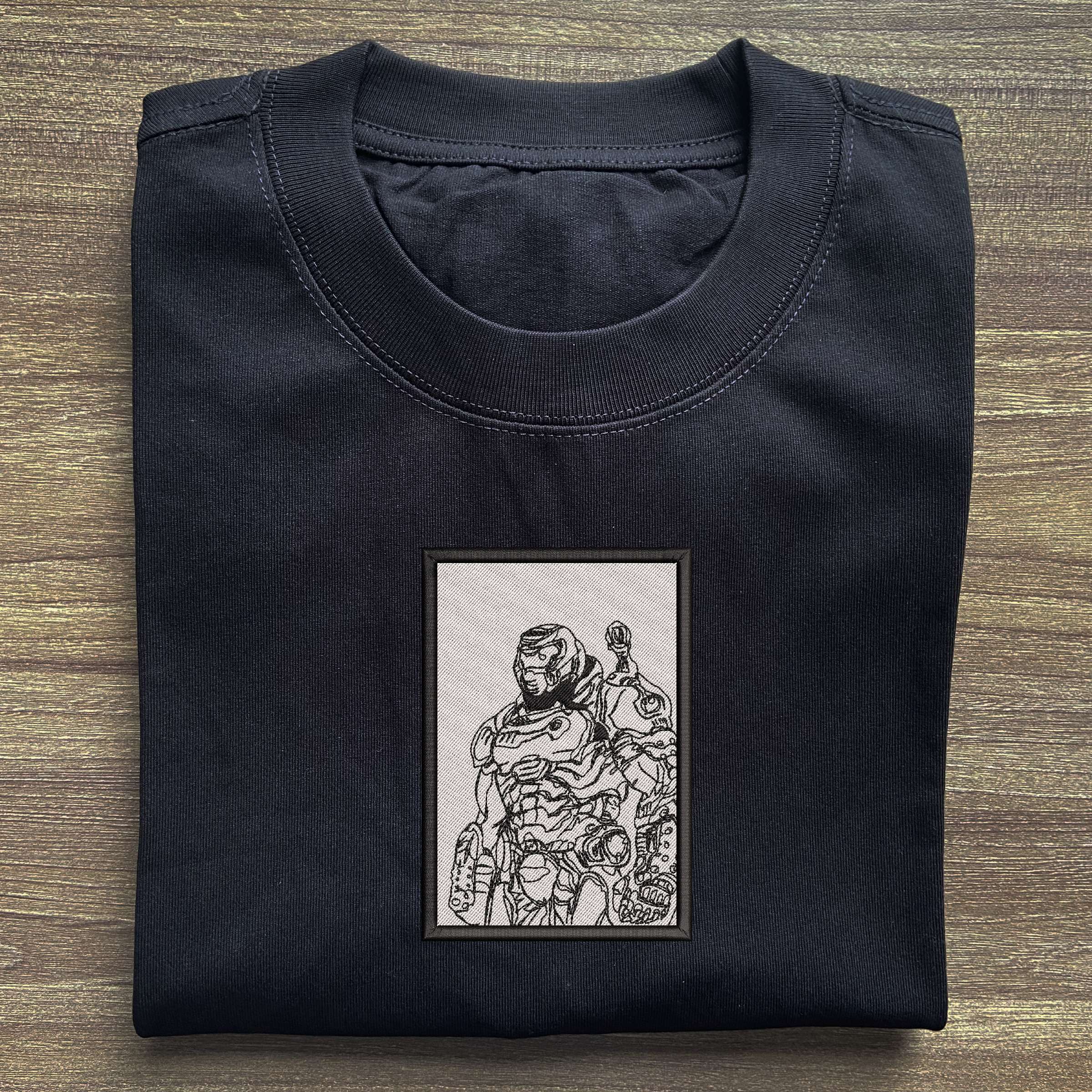Doom Slayer Embroidered T shirt 2.jpg