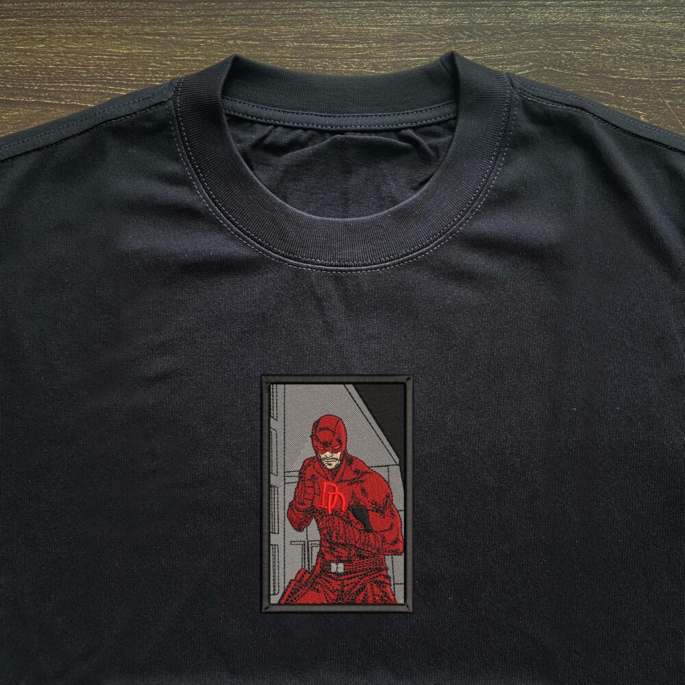 Fearless Fighter Embroidered T shirt 1.jpg