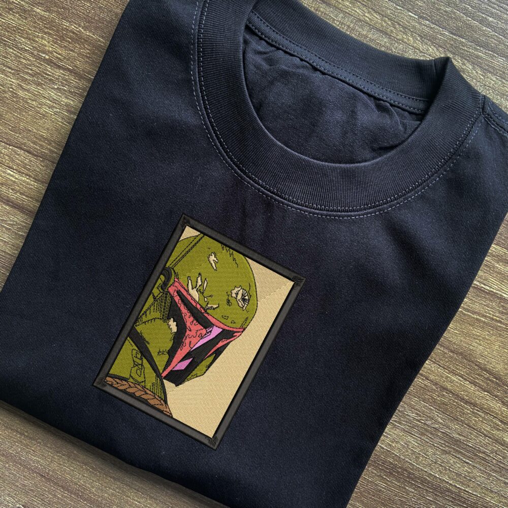 Galactic Hunter Embroidered T shirt 1.jpg