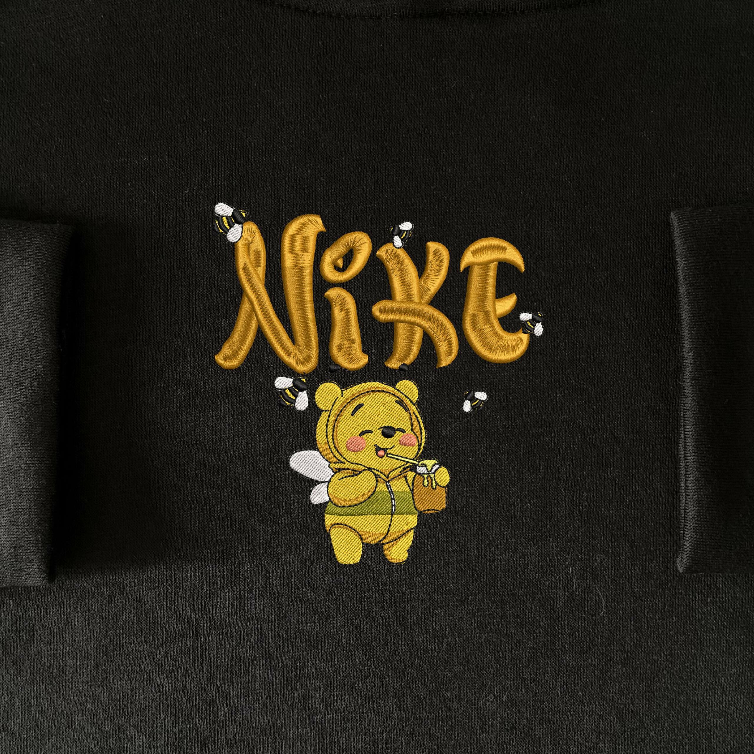 Honey Bee Bear Embroidered (14)