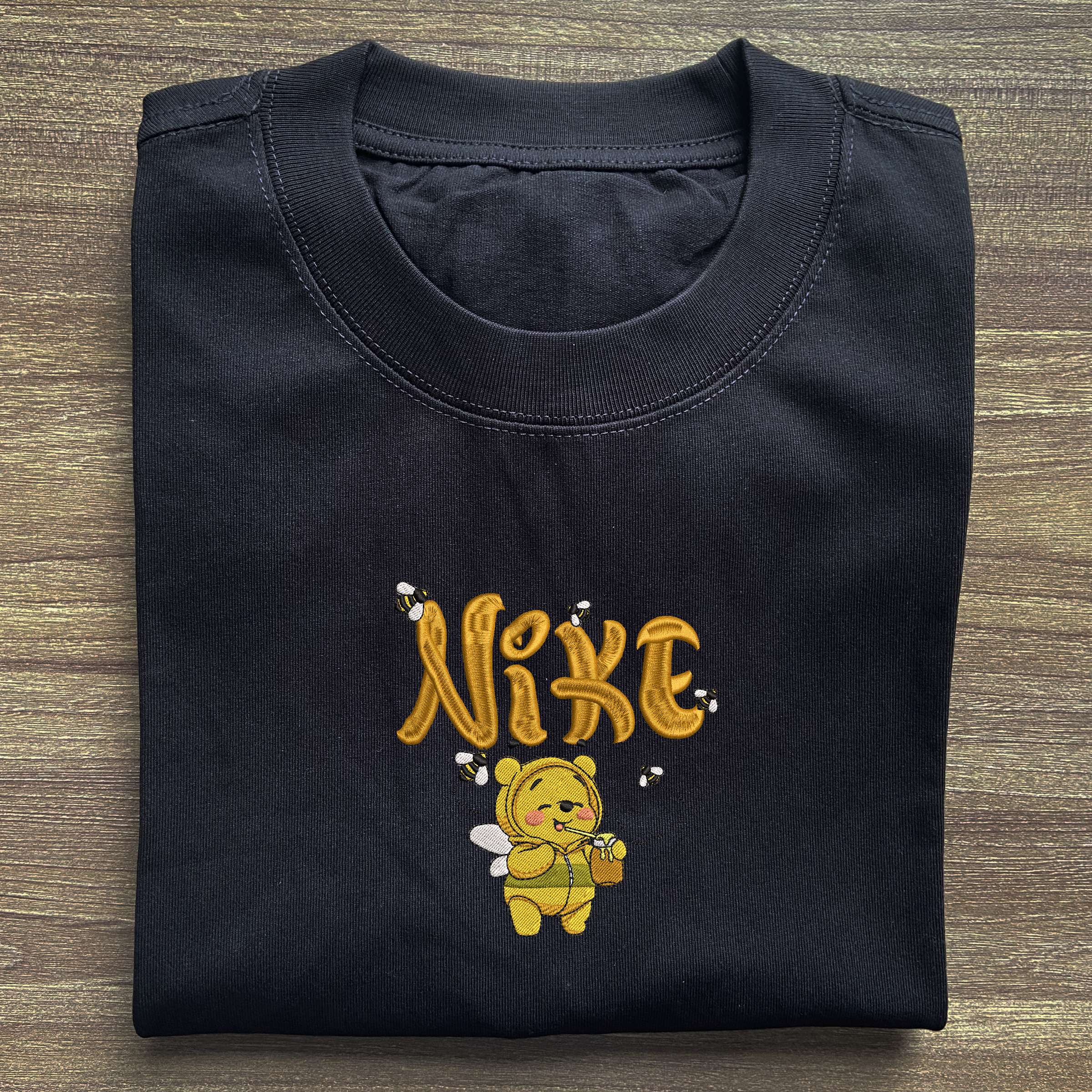 Honey Bee Bear Embroidered (15)