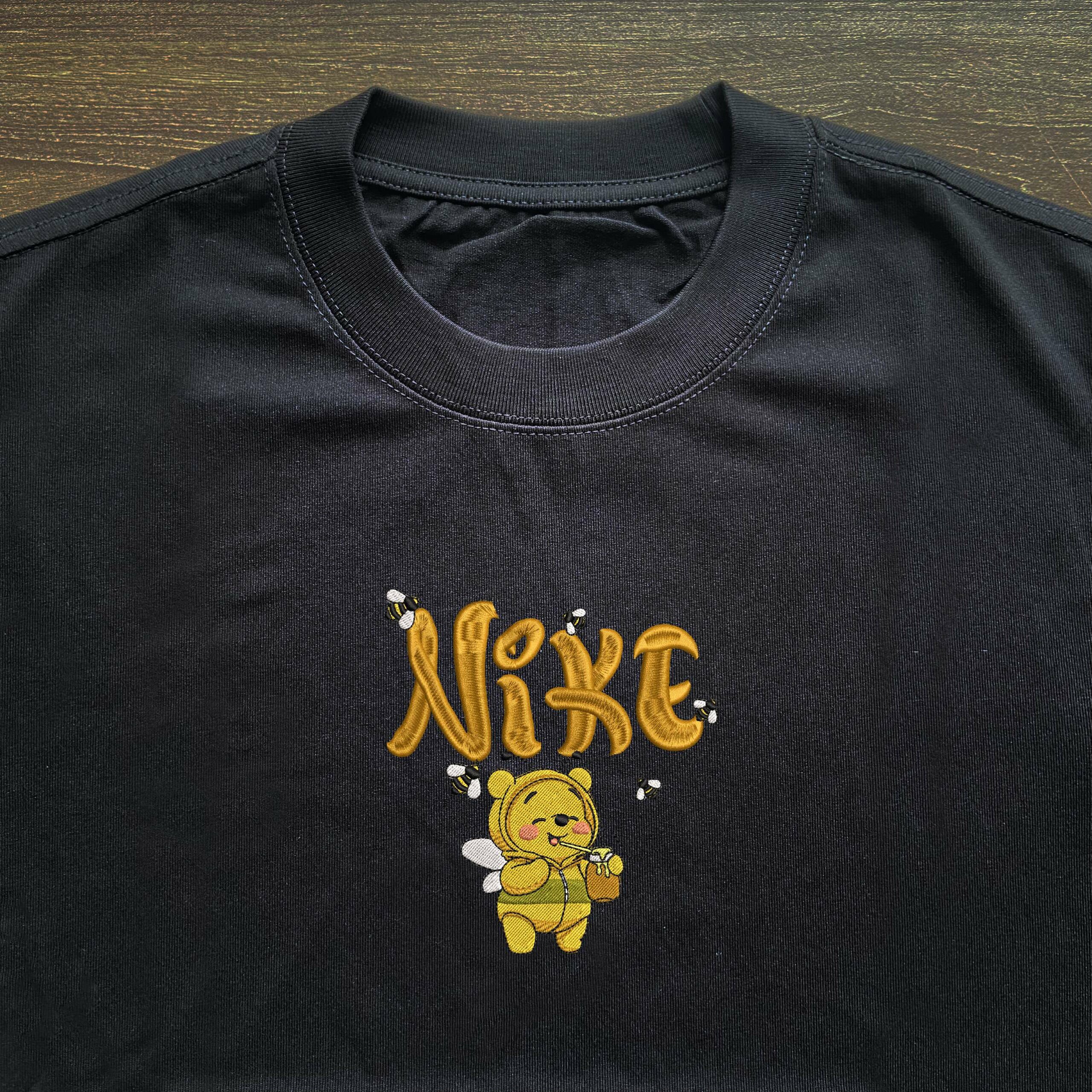 Honey Bee Bear Embroidered (16)