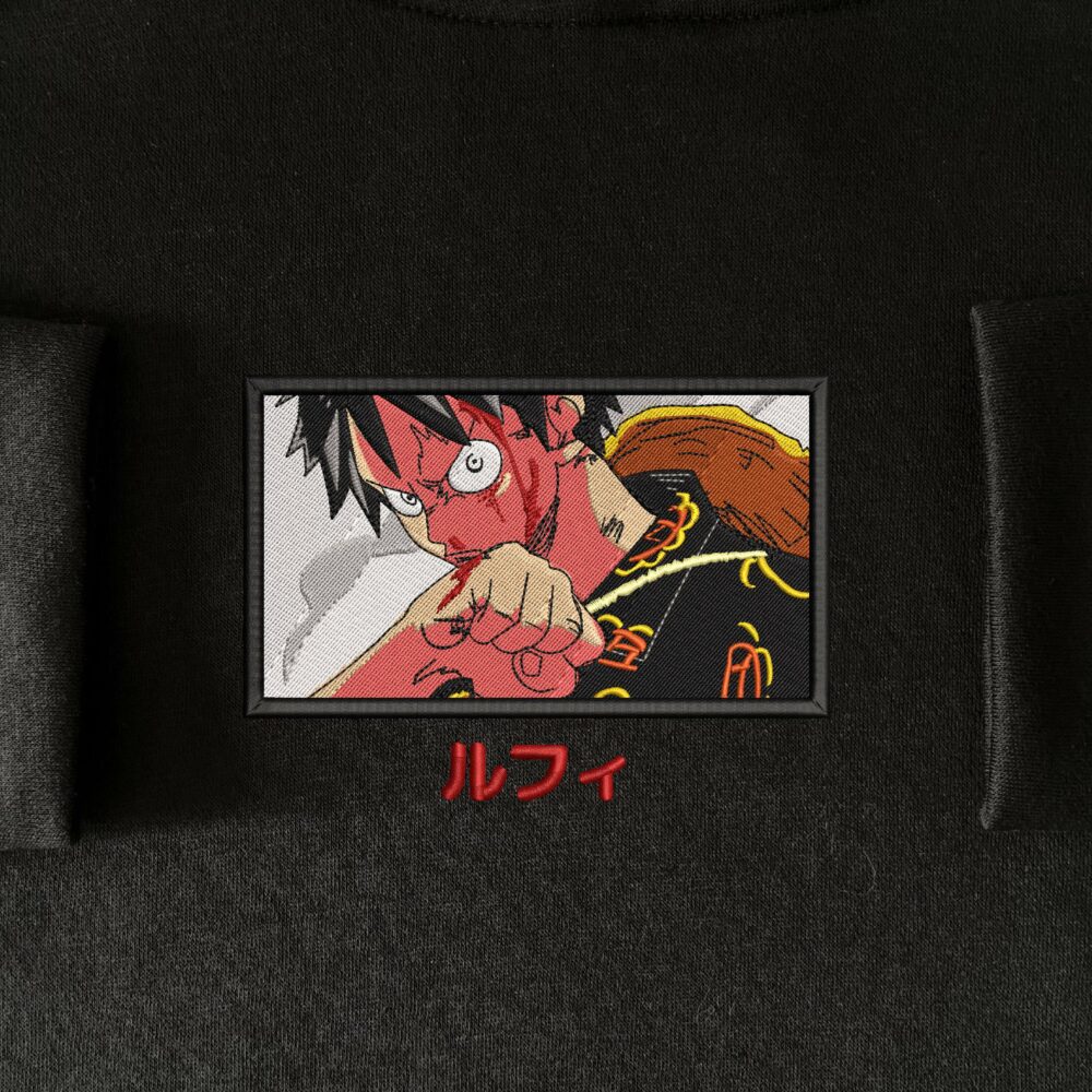 Luffy Mode Embroidered Hoodie 1.jpg