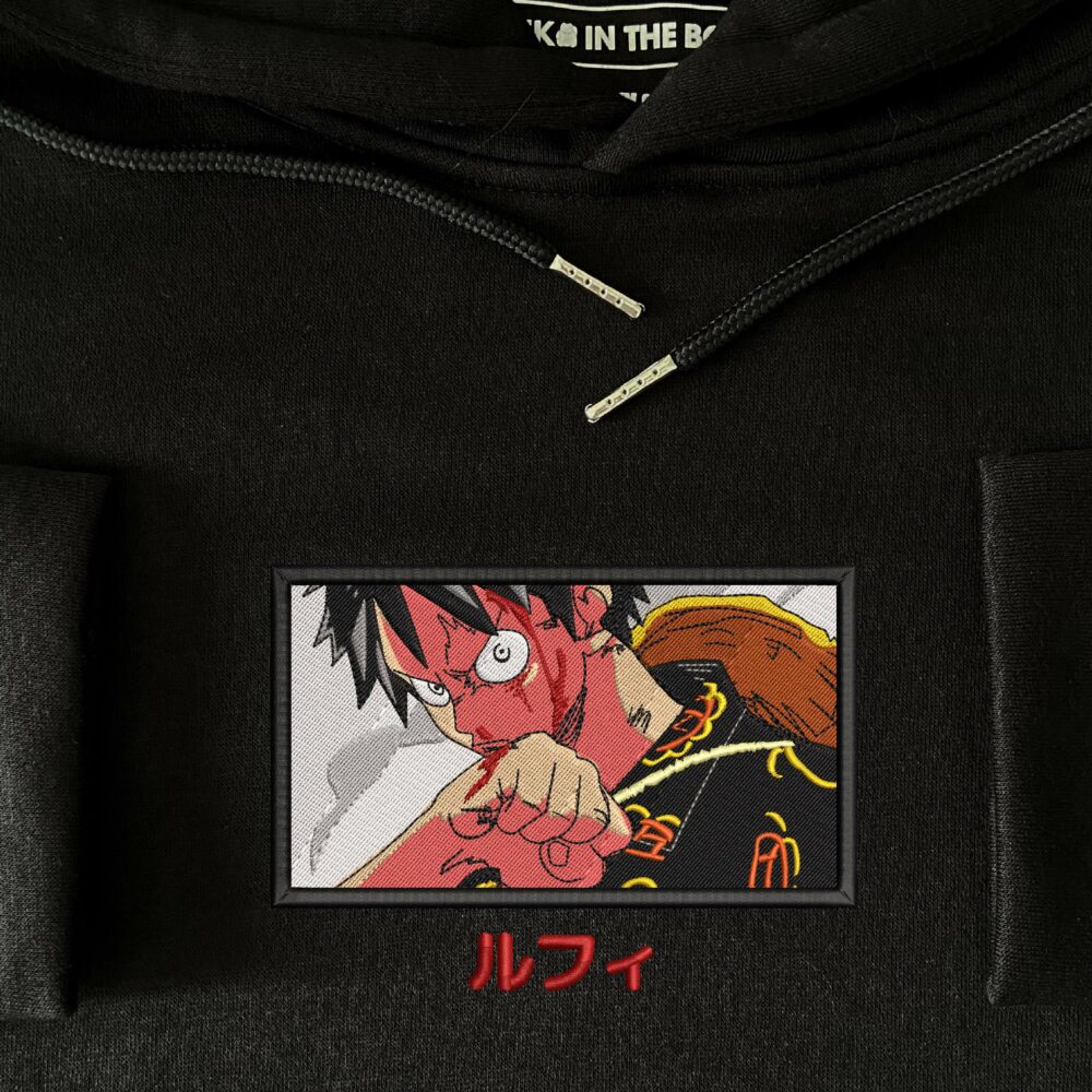 Luffy Mode Embroidered Hoodie 10.jpg