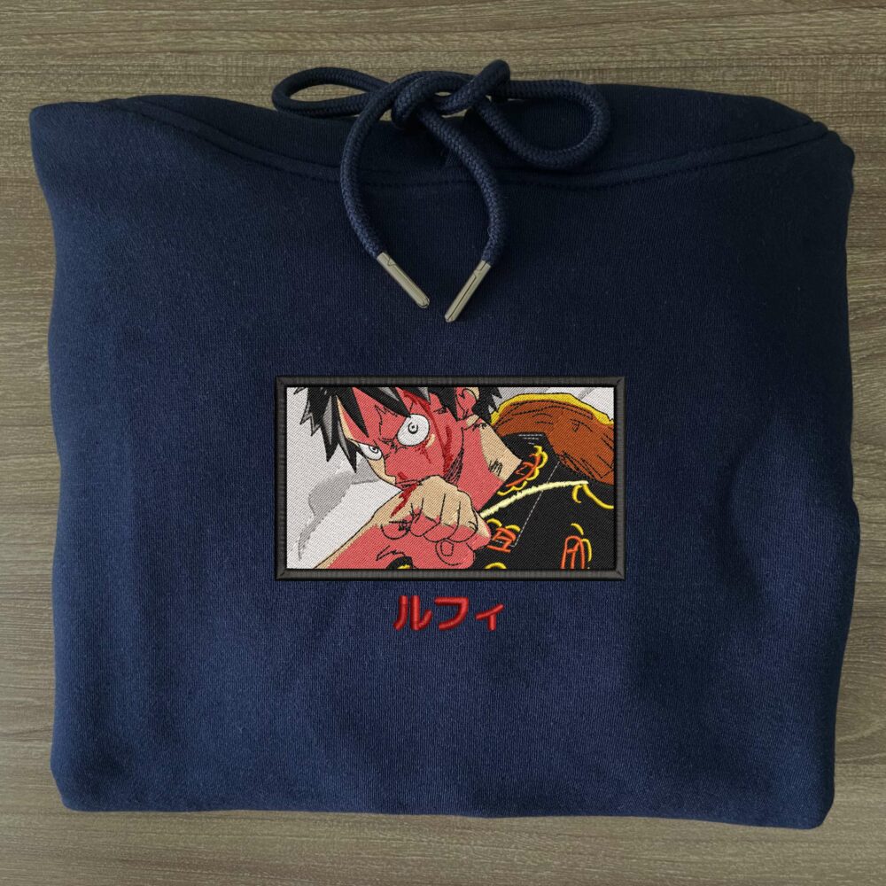 Luffy Mode Embroidered Hoodie 5.jpg