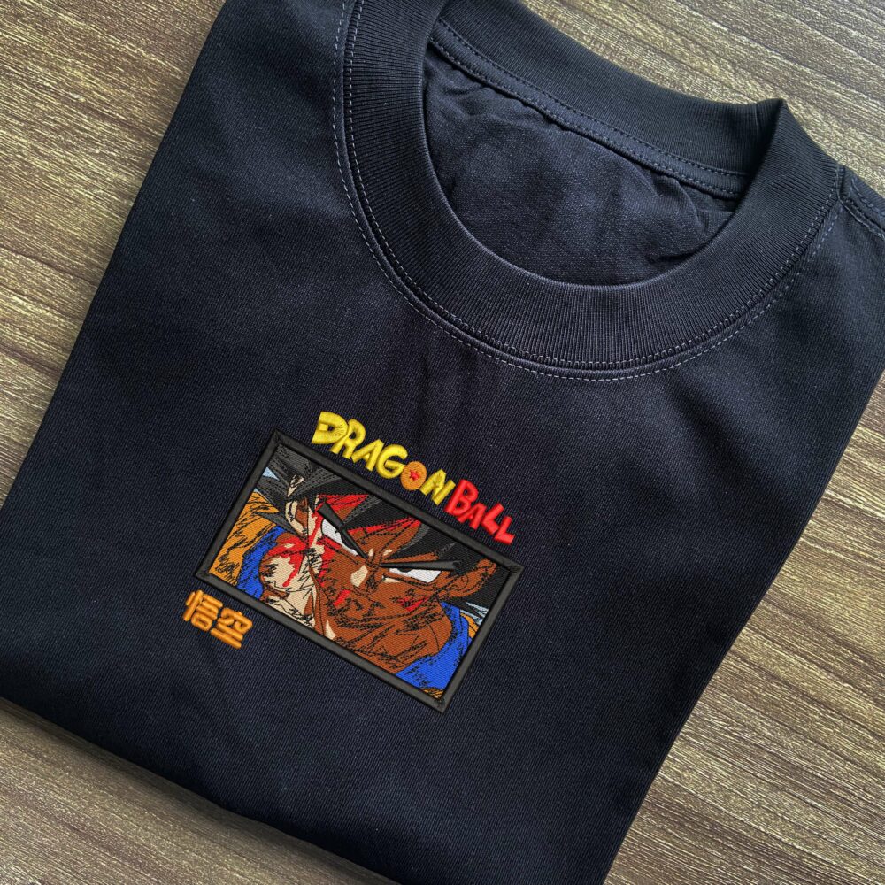 Saiyan Resolve Embroidered T shirt 1.jpg