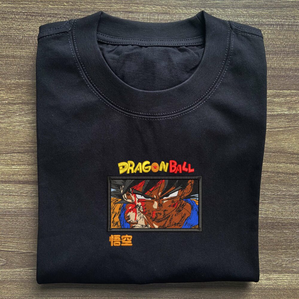Saiyan Resolve Embroidered T shirt 2.jpg