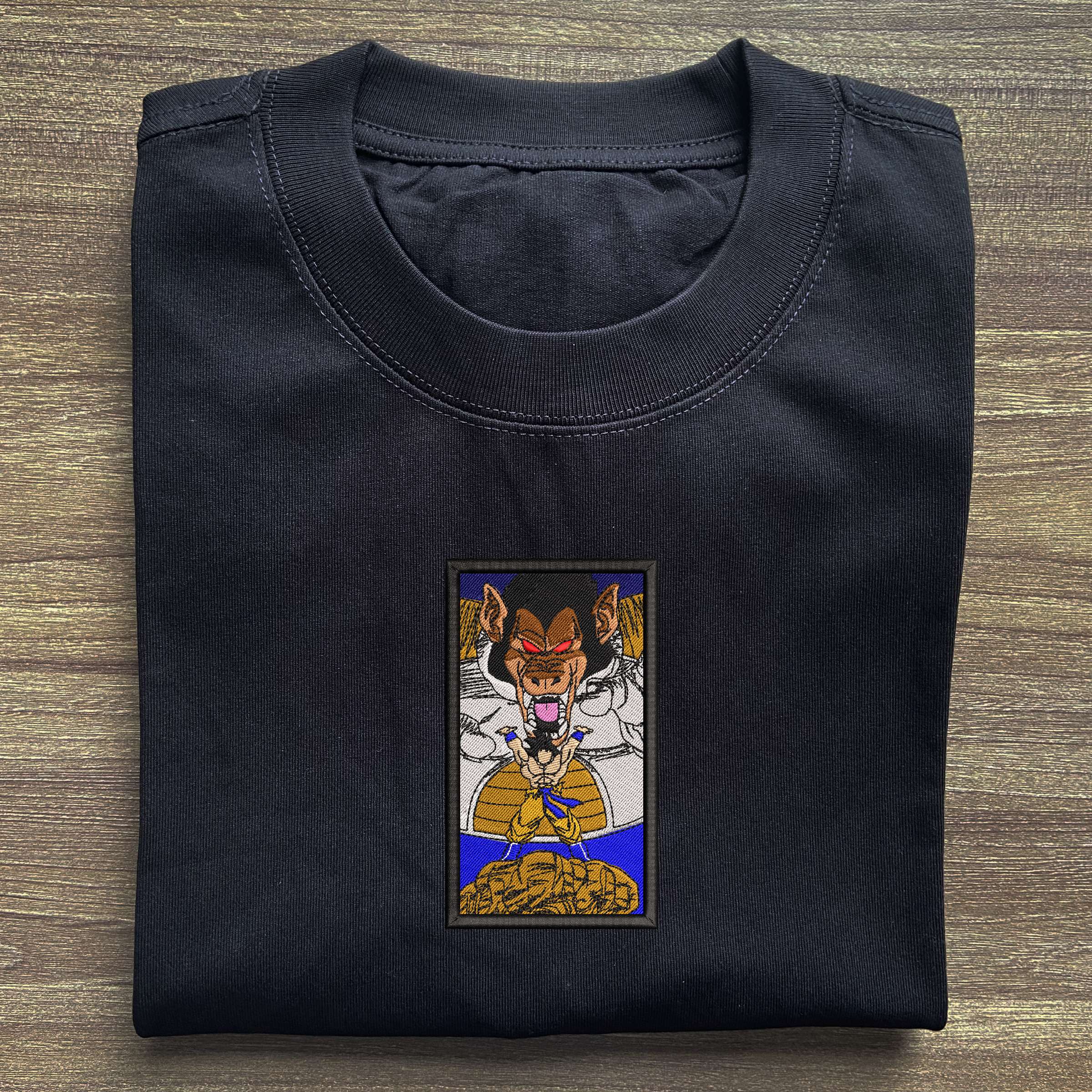 Saiyan Wrath Embroidered T shirt 2.jpg