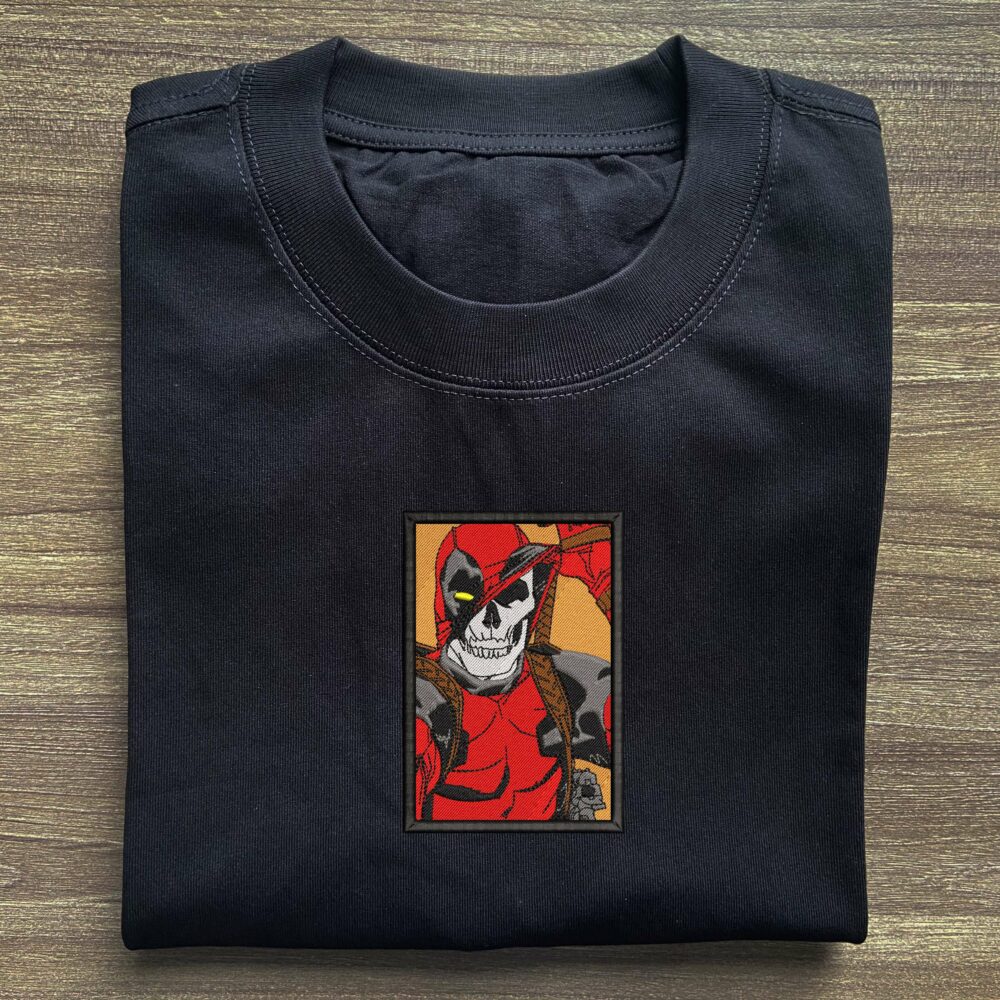 Skull Deadpool Embroidered T shirt 2.jpg