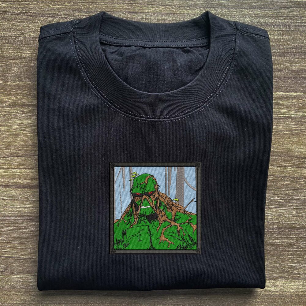 Swamp Thing Embroidered T shirt 1.jpg